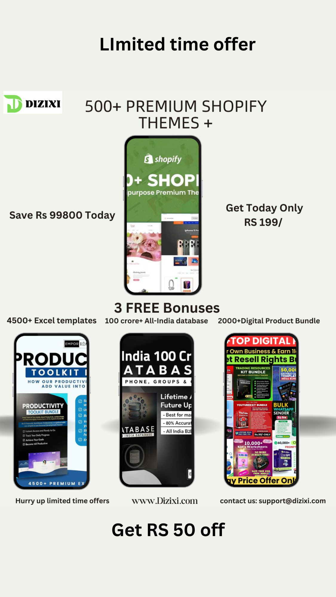 Dizixi Pro — Premium Shopify Theme (10 Demo Stores, One-click Import)