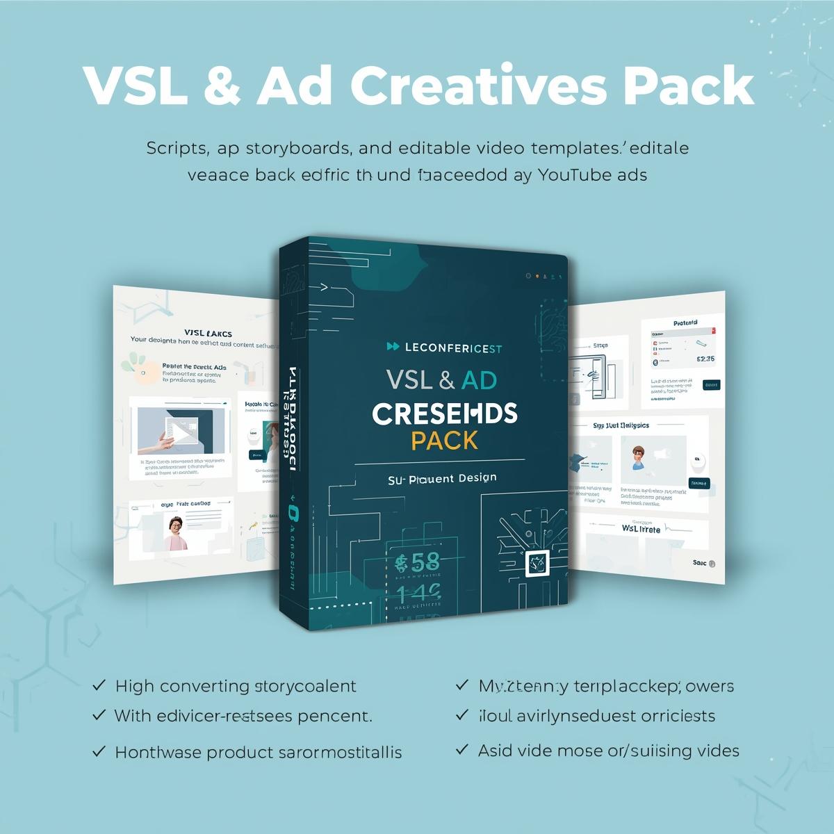 VSL & Ad Creatives Pack — Scripts, Storyboards & Ad Templates